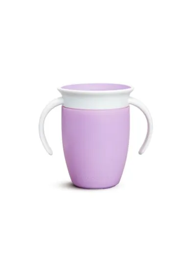 Kubek treningowy z uchwytami Munchkin Miracle 360&deg; 207ml fioletowy