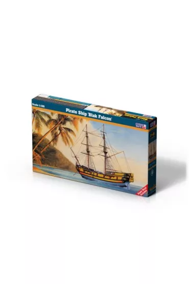 Model do sklejania - Statek Pirate Ship Blak Falcon 1:120 Olymp Aircraft