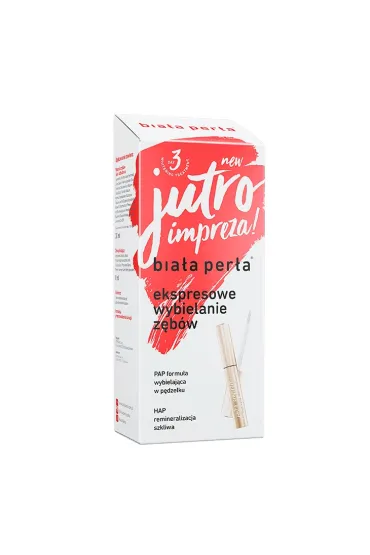 Bia�a Per�a Zestaw Ekspresowe wybielanie z�b�w Pasta do z�b�w + �el wybielaj�cy 3 szt.