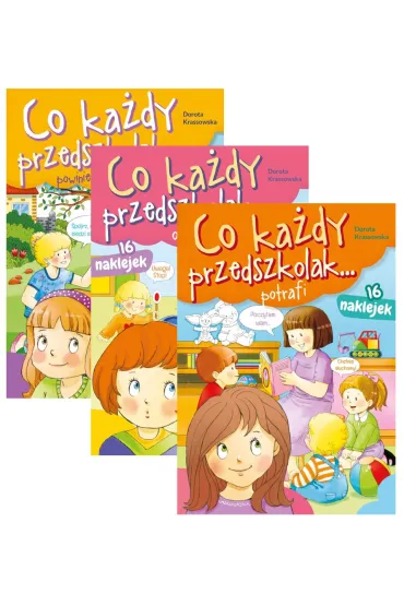 Pakiet dla przedszkolaka. Co ka�dy przedszkolak... powinien wiedzie�, Co ka�dy przedszkolak... odczuwa, Co ka�dy przedszkolak... potrafi - Dorota Krassowska, Pakiety na nagrody