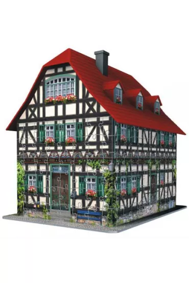 Puzzle 3D 216 el. �redniowieczny dom 125722 Ravensburger
