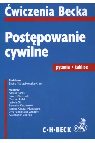 Post�powanie cywilne �wiczenia Becka - Elwira Marsza�kowska-Krze�