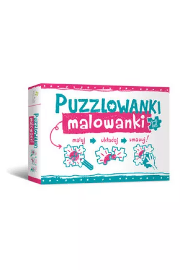 Puzzle Puzzlowanki malowanki Maluj ukadaj zmazuj Sierra Madre