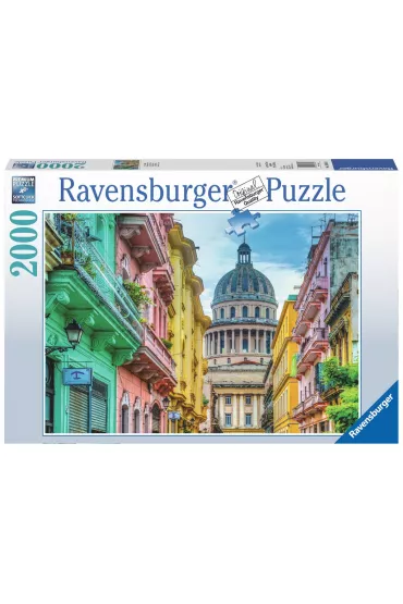 Puzzle 2000 el. Kolorowa Kuba 166183 Ravensburger
