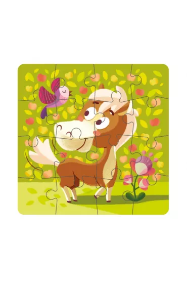 Puzzle 16 el. Konik Dodo