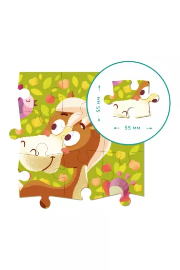 Puzzle 16 el. Konik Dodo