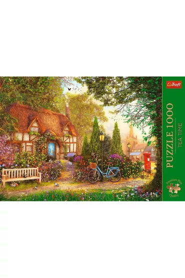 Puzzle 1000 el. Domek pod strzech� Trefl