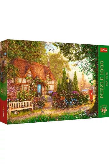 Puzzle 1000 el. Domek pod strzech� Trefl