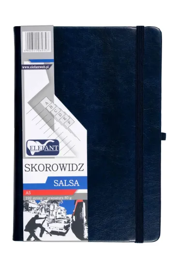 Elefant Skorowidz Salsa A5  - granatowy