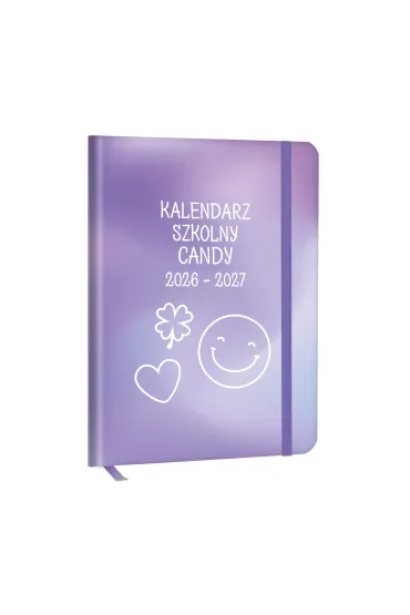 Kalendarz Szkolny Kalendarz B6 szkolny ksi��kowy Candy Gumka KALPOL BIS 475459 KPO