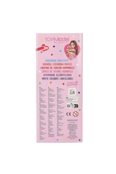 Depesche Kredki  �cieralne Top Model 10 kolor�w 13796A
