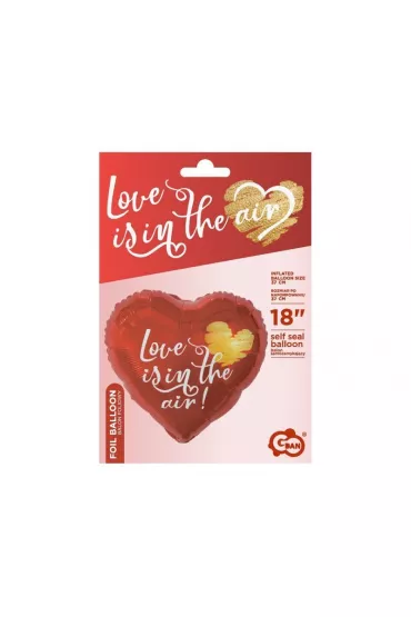 Godan Balon foliowy Love Is In The Air 46cm