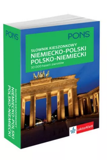 Kieszonkowy s�ownik niemiecko-polski, polsko-niemiecki PONS 30 000 hase� i zwrot�w