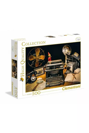 Puzzle 500 el. High Quality Collection. Maszyna do pisania Clementoni