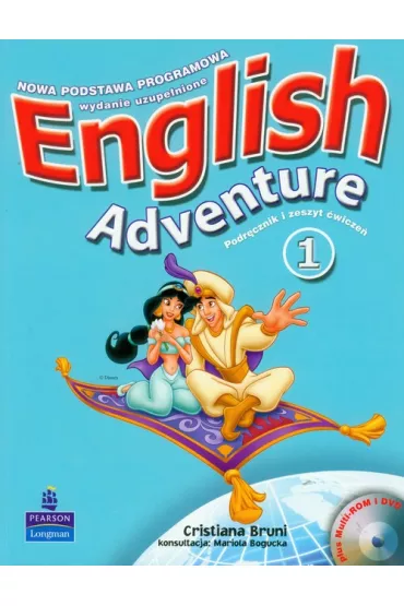 English Adventure 1 Podr�cznik z �wiczeniami z p�yt� DVD - Bruni Cristiana