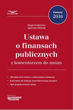 eBook Ustawa o finansach publicznych z komentarzem do zmian pdf