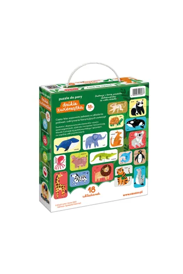 CzuCzu Puzzle do pary Dzikie zwierz�tka 18m Bright Junior Media