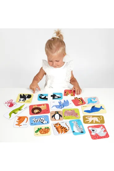CzuCzu Puzzle do pary Dzikie zwierz�tka 18m Bright Junior Media