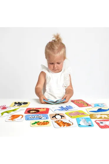 CzuCzu Puzzle do pary Dzikie zwierz�tka 18m Bright Junior Media