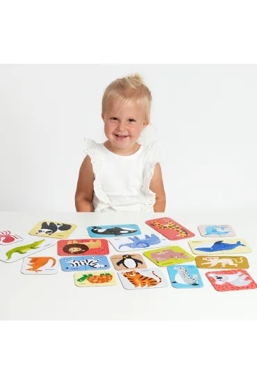 CzuCzu Puzzle do pary Dzikie zwierz�tka 18m Bright Junior Media
