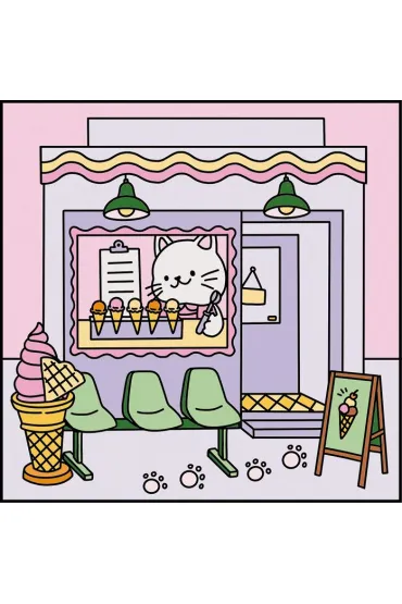 S�odkie sklepiki. Sweet & cozy coloring - Am�lie`s workshop