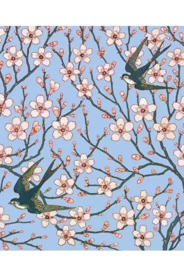 Museums & Galleries Karnet z kopert� Almond Blossom and Swallo 17x14 cm
