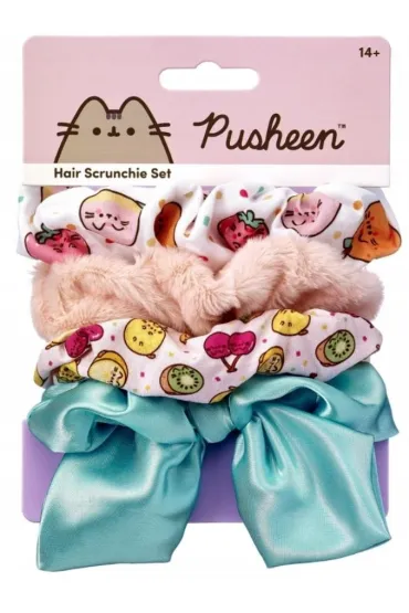 Gumki do w�os�w 3 szt Pusheen
