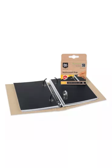 Djois x 3L Piercienie wzmacniajce samoprzylepne bezbarwne r.13mm 250 szt.