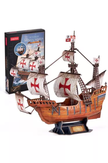 Puzzle 3D Santa Maria Cubic Fun