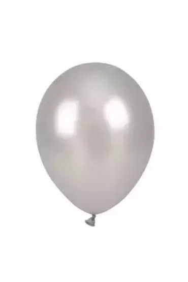 Balony metalizowane srebrne 25cm