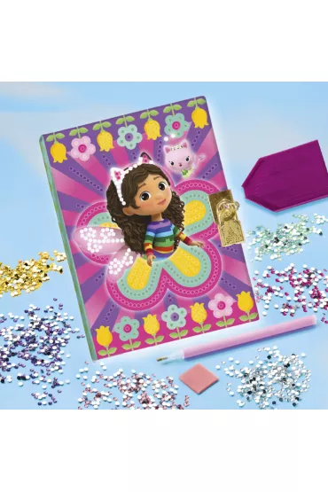Pami�tnik Notes Haft diamentowy Koci Domek Gabi
