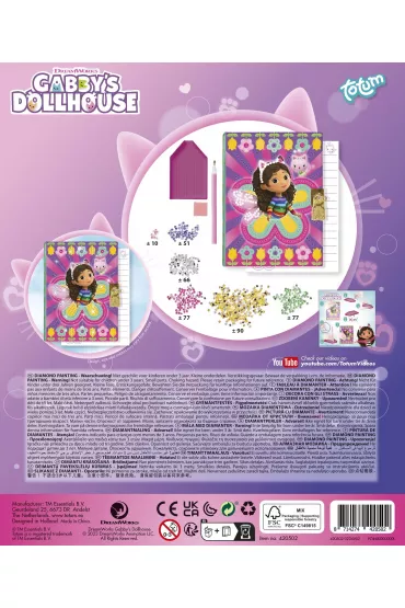 Pami�tnik Notes Haft diamentowy Koci Domek Gabi