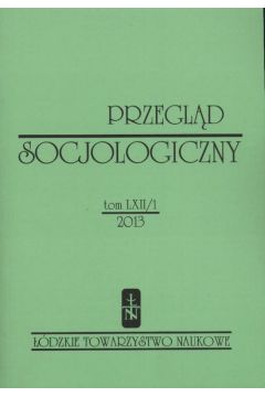 ePrasa Przegld Socjologiczny t. 62 z. 1/2013