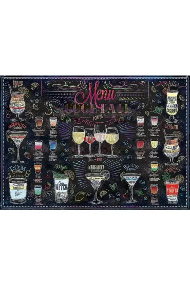 Puzzle 500 el. Karta drink�w Trefl