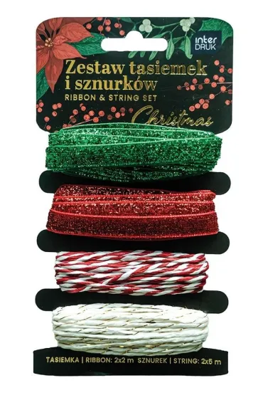 Interdruk Zestaw tasiemek i sznurk�w Christmas