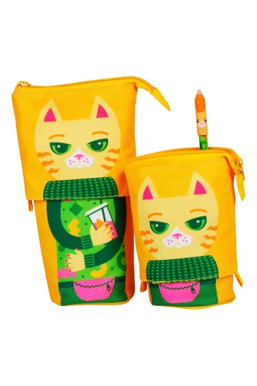 Happy Color Pi�rnik saszetka wysuwana, Cool Gang - Kitty, ��ty