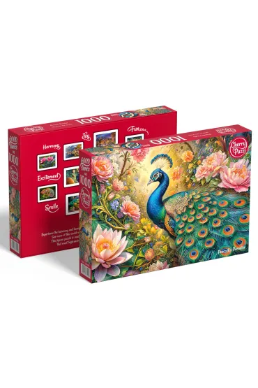 Puzzle 1000 el. Peacock`s Paradise CherryPazzi