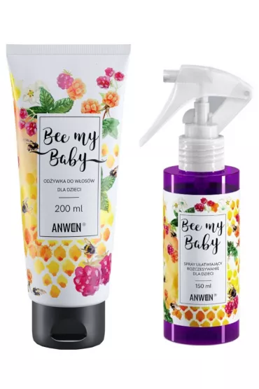Anwen Bee My Baby Kosmetyki do w�os�w dla dzieci: od�ywka + spray u�atwiaj�cy rozczesywanie w�os�w 200 ml + 150 ml