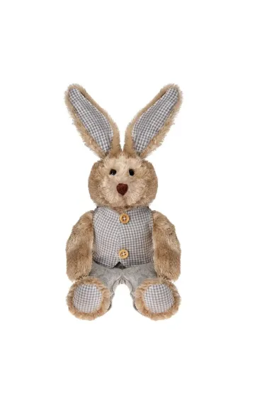 Kr�lik Mellen w szarym ubranku 25cm Beppe
