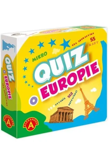 Gra Quiz Mikro o Europie PLX ALEXANDER 2865 ALX