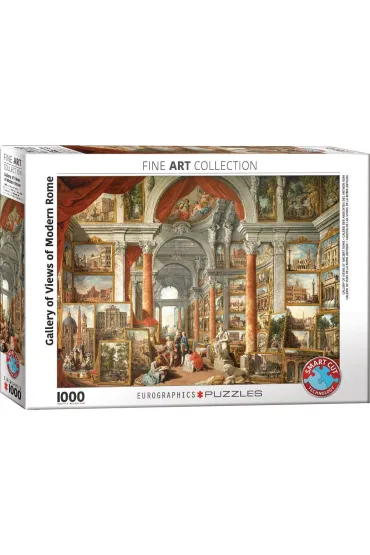Puzzle 1000 Gallery of Views of Modern Rome 6000-6036 Eurographics
