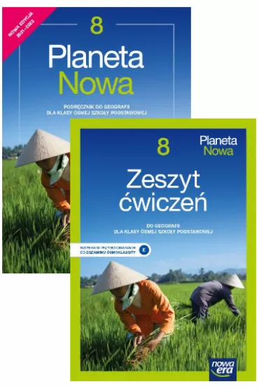 Pakiet Planeta Nowa 8. Podr�cznik oraz zeszyt �wicze� do geografii dla klasy �smej szko�y podstawowej - Dawid Szczypi�ski, Ryszard Przyby�, Tomasz Rachwa�