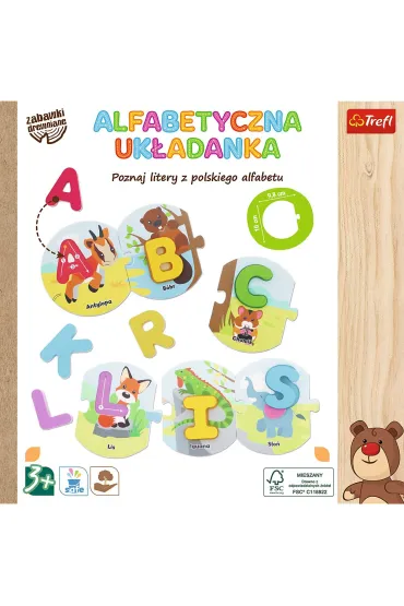 Alfabetyczna uk�adanka drewniana Trefl