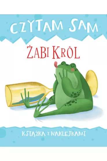 Czytam sam �abi kr�l Ksi��ka z naklejkami - Paolo Valentino