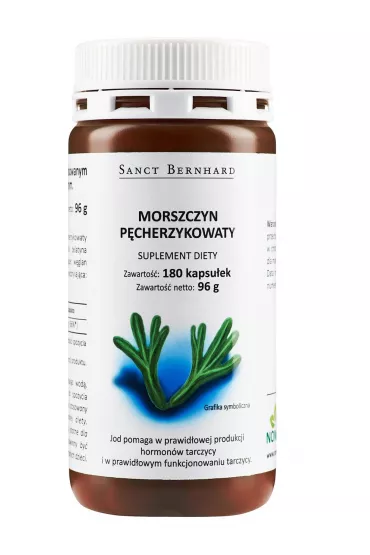 Kr�uterhaus Sanct Bernhard Morszczyn P�cherzykowaty Suplement diety 180 kaps.