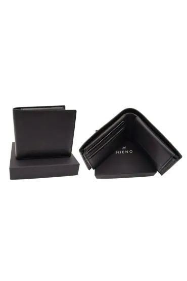 DaVinci HIENO Portfel sk�rzany Czarny