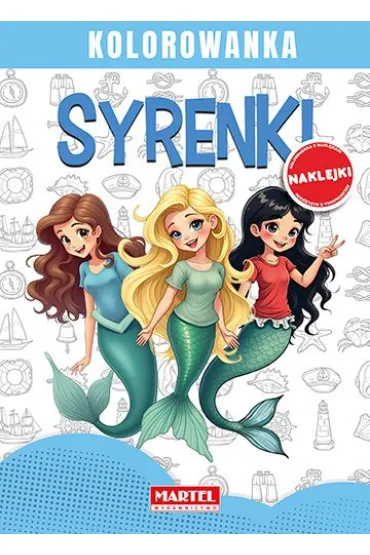 Syrenki. Kolorowanka z naklejkami - Maciej  Ratajczyk