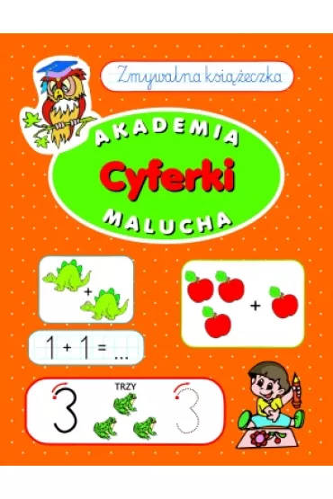 Cyferki. Zmywalna ksi��eczka. Akademia malucha - Anna Wi�niewska