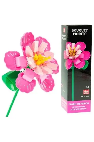 NICE KWIATY Z KLOCKOW 198 BRZOSKWINI 8056779780003