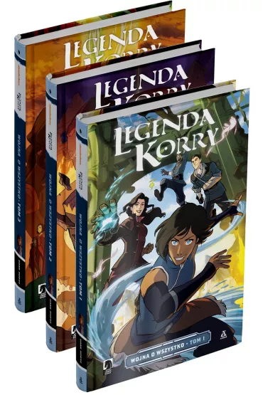 Pakiet Legenda Korry. Wojna o wszystko. Tomy 1-3 - Irene  Koh, Michael  Dimartino